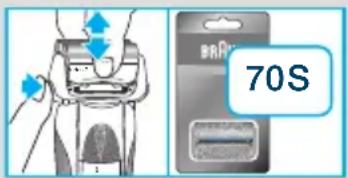 BRAUN Series 7 760cc4 - AvtikataoTaon TnC Kaetac nAeYmuToc & paxaipiou / enavaqopa - 2