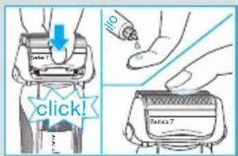 BRAUN Series 7 760cc4 - Remplacement de la cartouche de liquide nettoyant - 3