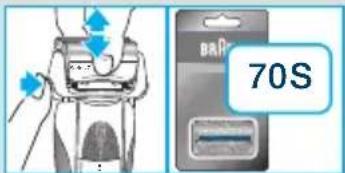 BRAUN Series 7 760cc4 - Substituição da recarga de limpeza - 8