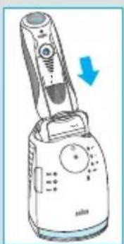 BRAUN Series 7 760cc4 - Laden und Reinigen des Rasierers - 5