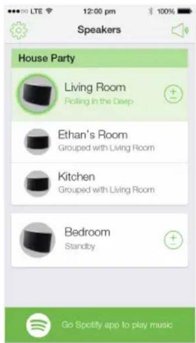 PHILIPS Multiroom SW750M - Écoute de musique diffusée vers le groupe d'enceintes - 1
