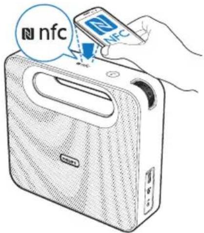PHILIPS BT5500 - Option 1 : connexion d'un périphérique par NFC - 1