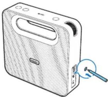 PHILIPS BT5500 - Réinitialisation de l'enceinte - 1