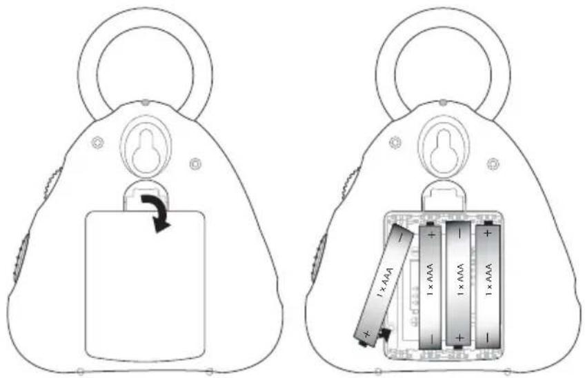 TOPCOM Babytalker 1010 - Använda batterier - 1