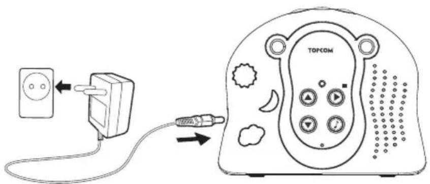 TOPCOM Babytalker 2500 - Babydelens strømforsyning - 1