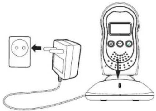TOPCOM Babytalker 2500 - Alimentazione dell'unità genitore - 1