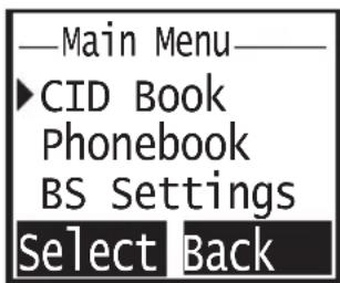 TOPCOM Butler 930 - Navegación por el menu - 1