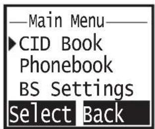TOPCOM Butler 930 - Navegar no menu - 1