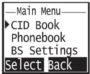 TOPCOM Butler 930 - Durch das Menu navigieren - 1