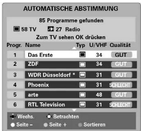TOSHIBA 42C3035DG - Erstmalige Sendereinstellung am digitalen Fernsehgerät - 3