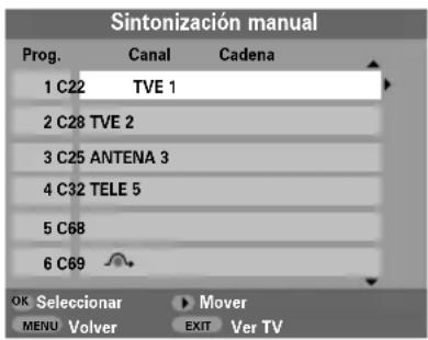 TOSHIBA 42C3035DG - Omisión de programas - 1