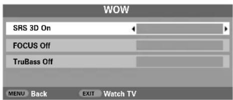 TOSHIBA 42C3035DG - SRS WOW sound effects - 1