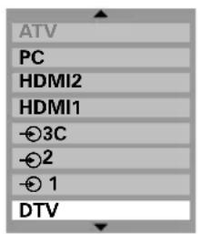 TOSHIBA 42C3035DG - Selección de entradas - 1