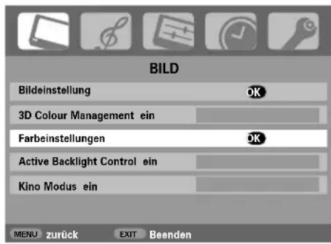 TOSHIBA 42C3035DG - Farbeinstellungen - 1