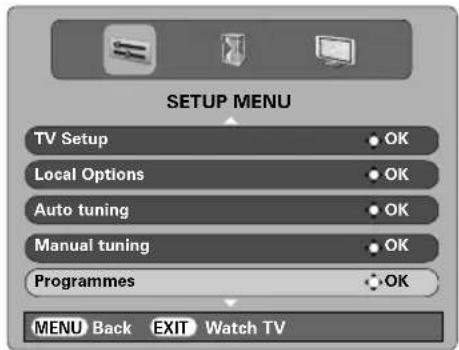 TOSHIBA 42C3035DG - Programme sorting - 1
