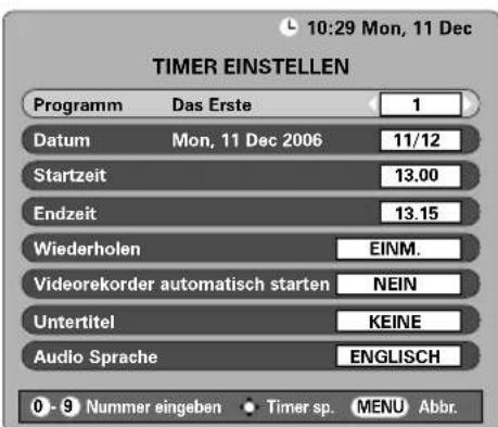 TOSHIBA 42C3035DG - Programm-Timer - nur digital - 2