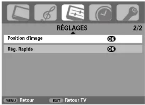TOSHIBA 42C3035DG - Position d'image - analogue seulement - 1