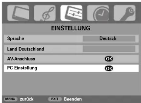 TOSHIBA 42C3035DG - Bildposition - 1
