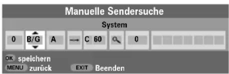 TOSHIBA 42C3035DG - Analog - Manuelle Sendereinstellung - 4