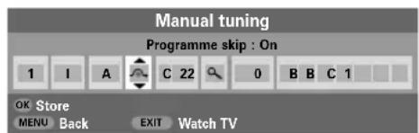 TOSHIBA 42C3035DG - Programme skip - 2