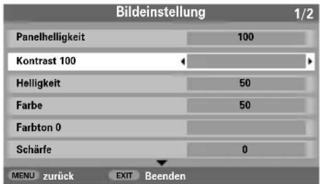 TOSHIBA 42C3035DG - Bildvoreinstellungen - 1