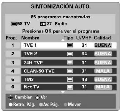 TOSHIBA 42C3035DG - Sintonización inicial de la television Digital - 3