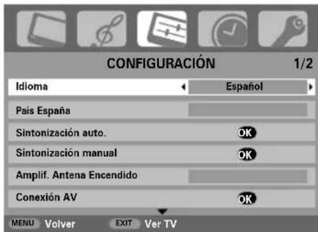 TOSHIBA 42C3035DG - Utilización de la Sintonización auto. - 2