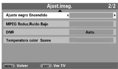 TOSHIBA 42C3035DG - En el menu Ajust.imag. pulse  hasta que se的结果Ajuste negro. - 1