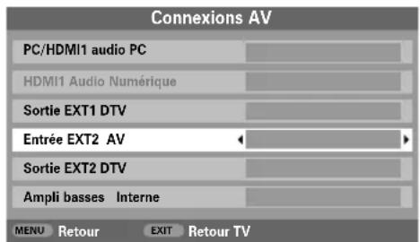 TOSHIBA 42C3035DG - Selection du signal d'ENTREE - 4