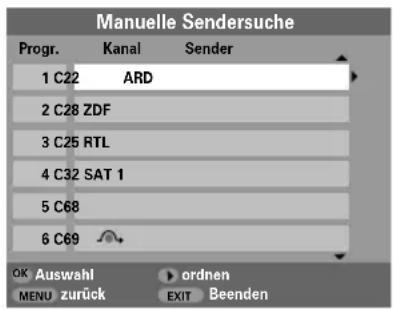 TOSHIBA 42C3035DG - Erstmalige Sendereinstellung im analogen Modus - 3