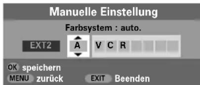 TOSHIBA 42C3035DG - Warum sind bei der Wiedergabe von einer NTSC-Quelle die Farben verfütscht? - 1