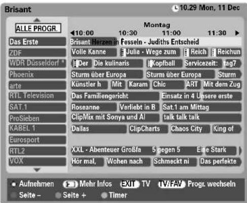 TOSHIBA 42C3035DG - Programmfuhrer - 1