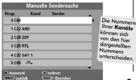 TOSHIBA 42C3035DG - Analog - Manuelle Sendereinstellung - 3