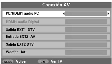 TOSHIBA 42C3035DG - Audio desdePC - 2