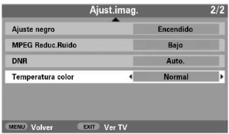 TOSHIBA 42C3035DG - Temperatura color - 1