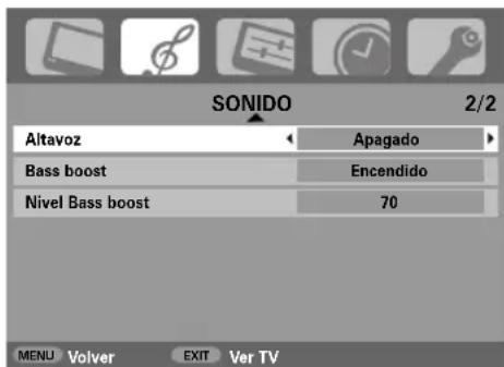 TOSHIBA 42C3035DG - Graves, agudos y balance - 7