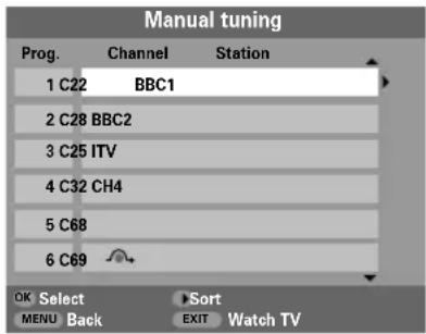 TOSHIBA 42C3035DG - Tuning Analogue mode for the first time - 3