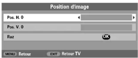 TOSHIBA 42C3035DG - Position d'image - analogue seulement - 2