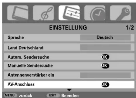 TOSHIBA 42C3035DG - AuswahldesEINGANGSSignals - 1