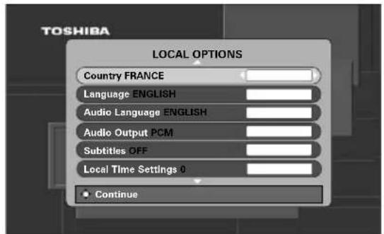 TOSHIBA 42C3035DG - Sintonización inicial de la television Digital - 1
