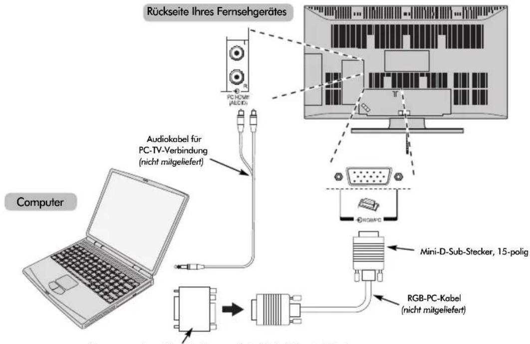 TOSHIBA 42C3035DG - Anschlieben eines Computers - 1