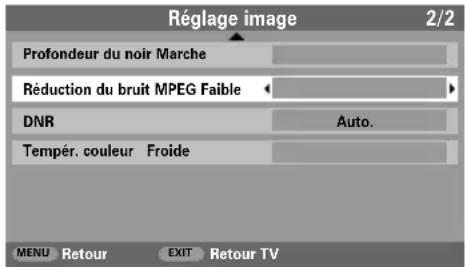 TOSHIBA 42C3035DG - MPEG NR - Reduction du bruit - 1