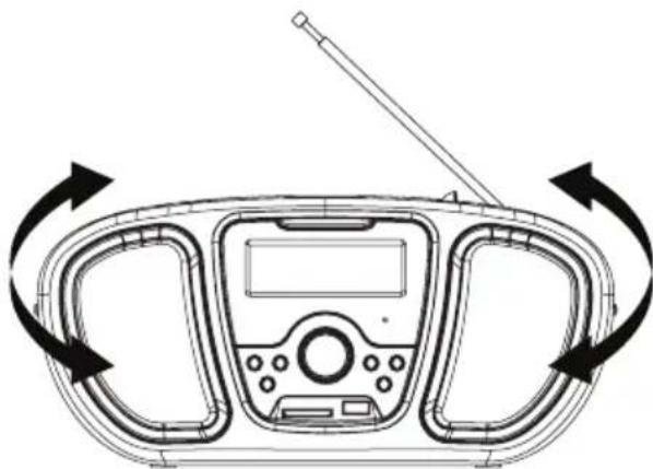 Trevi DHP 547USB - FOR BETTER RECEPTION - 2