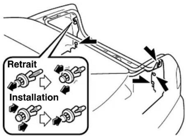 MAZDA 3 (2005) - Feuxdefreinage/Feuxarriere, Clignotantsarriere(4portes) - 2