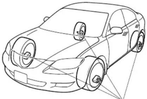 MAZDA 3 (2005) - Systèmesurveillance depressiondespneus - 1