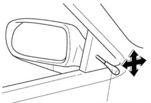 MAZDA 3 (2005) - Rétroviseurâcommandemanuelle - 1