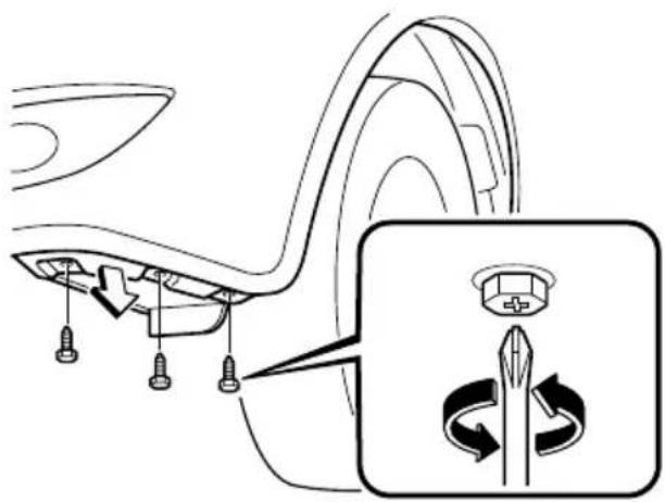 MAZDA 3 (2005) - Remplacementdesampoules d'antibrouillard* - 1