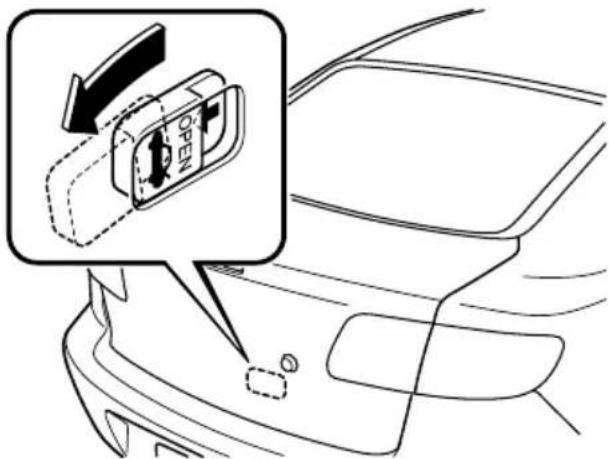 MAZDA 3 (2005) - Ouvertureducoffredel'intérieur - 1