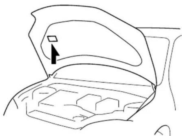 MAZDA 3 (2005) - Etiquetted'informationsdu systèmeantipollutionduvédicule - 1