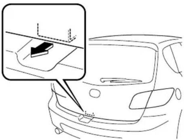 MAZDA 3 (2005) - Ouverturedecoffre - 1